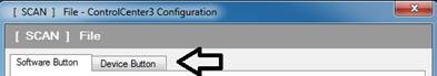 The Device Button tab configures the Scan to key on the Brother machine. Choose the tab you want to configure.