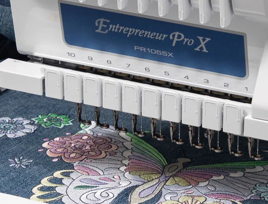 Brother PR1055X Multi-Needle Embroidery Machine