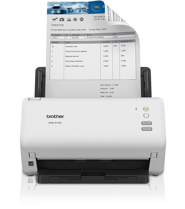 Brother ADS4900W Escaner Documental WiFi - Hasta 120ppm - Alimentador  Automatico - Doble Cara