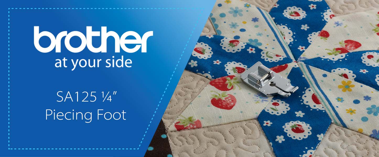 Brother Home Sewing Machine Piecing Foot W/ Guide - 1/4 - WAWAK
