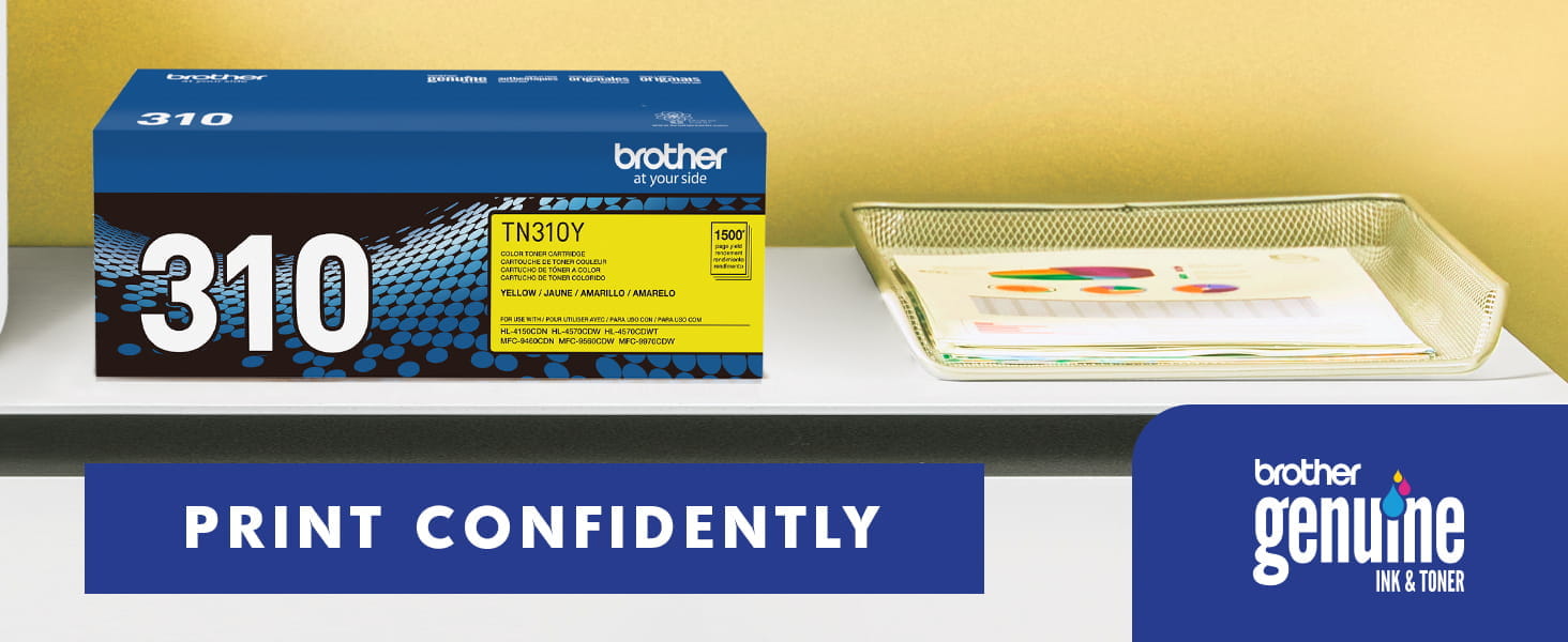 TN310Y | Brother Genuine Toner - Yellow | By Brother