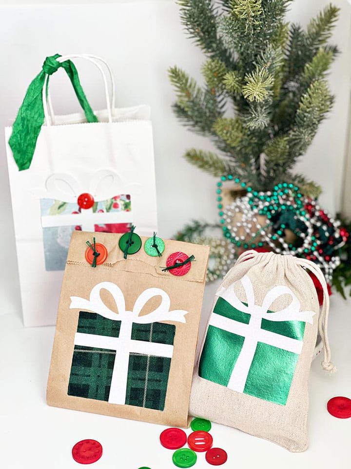 Diy christmas best sale paper bag