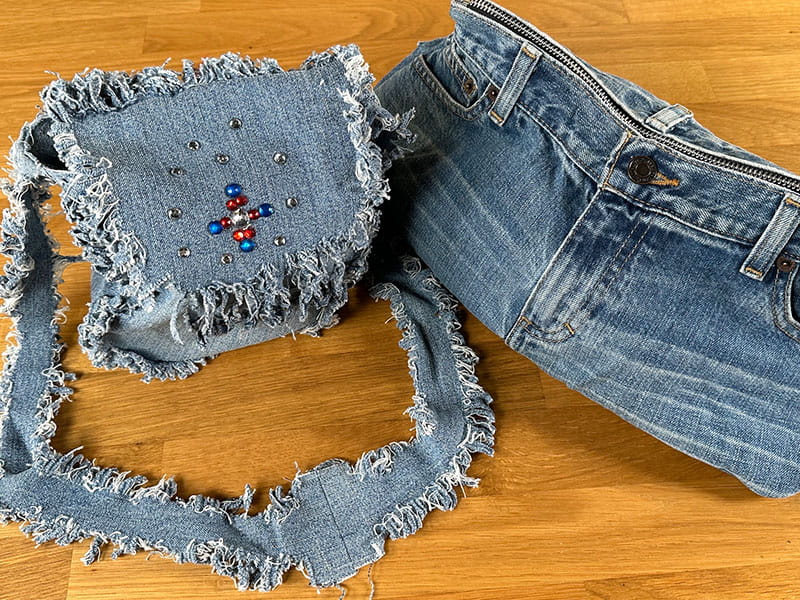 How to sew a denim wrap skirt Brother