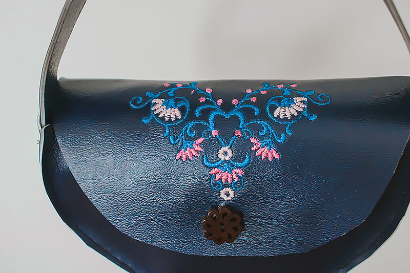DIY Embroidered Handbag  How to make handbag at home 