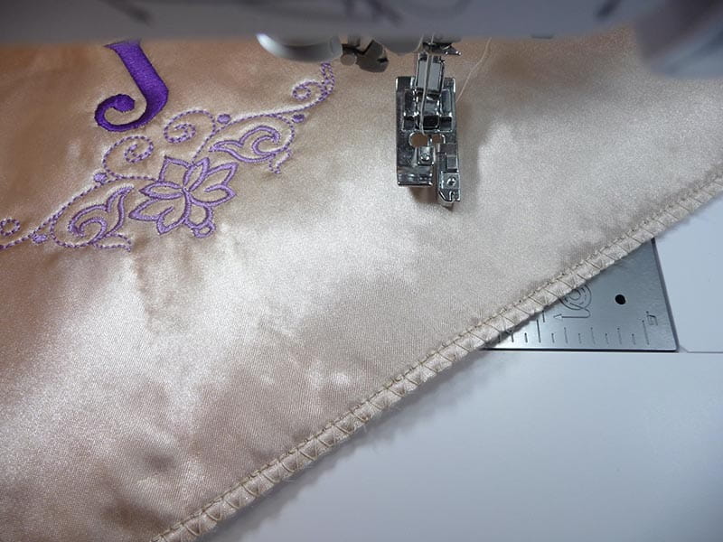 How to embroider a monogrammed hanger