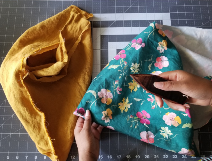 PDF Sewing Pattern. Reversible Origami Bag. Zero Waste 