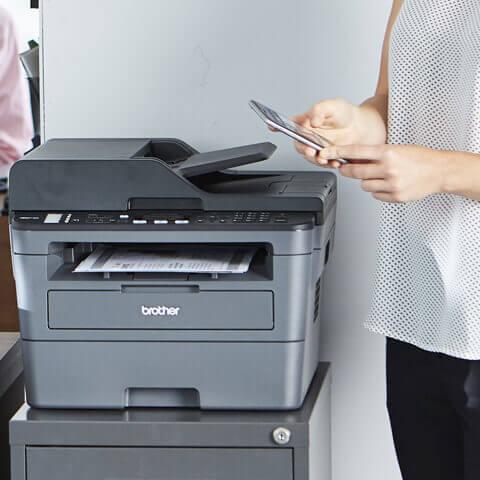Brother® MFC-L2710DW Wireless Laser All-In-One Monochrome Printer with  extra ca - electronics - by owner - sale 
