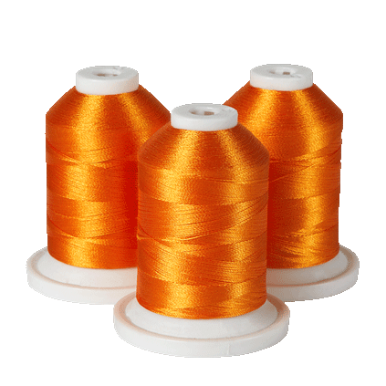 Brother ETP0112 Orange Color Fast, High Shine Embroidery Thread