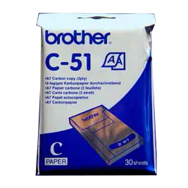 Brother C51 Carbon Copy Paper With 30 2-Ply Sheets - Brother