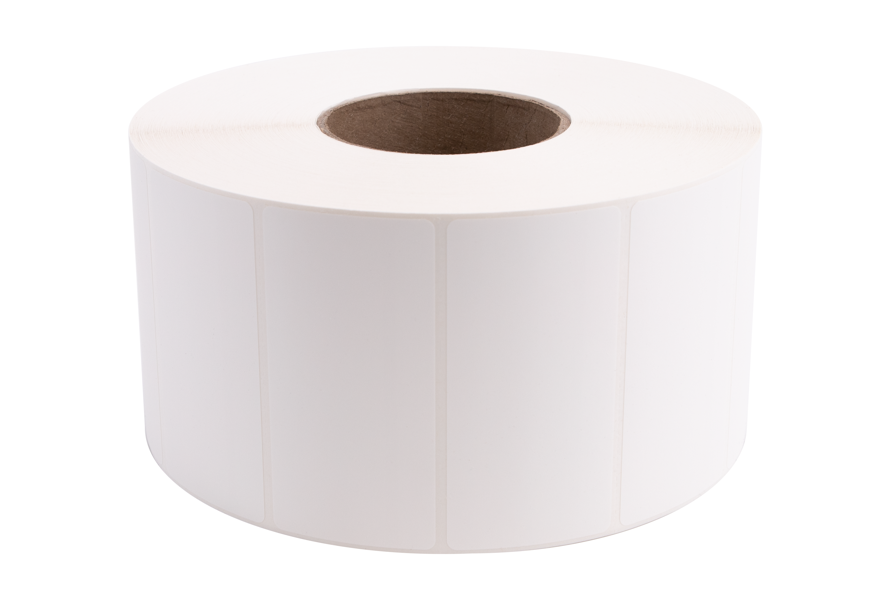 

Brother Synthetic (Polyester) Glossy Label (for Wax / Resin or Resin Ribbon), 4" x 2", White, Gap, 3" Core, 8" OD, 3,290 Labels/Roll, 4