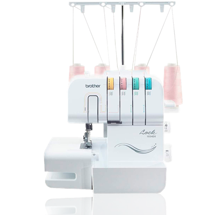 Brother 1034DX Overlock Serger Sewing Machine w Color-Coded