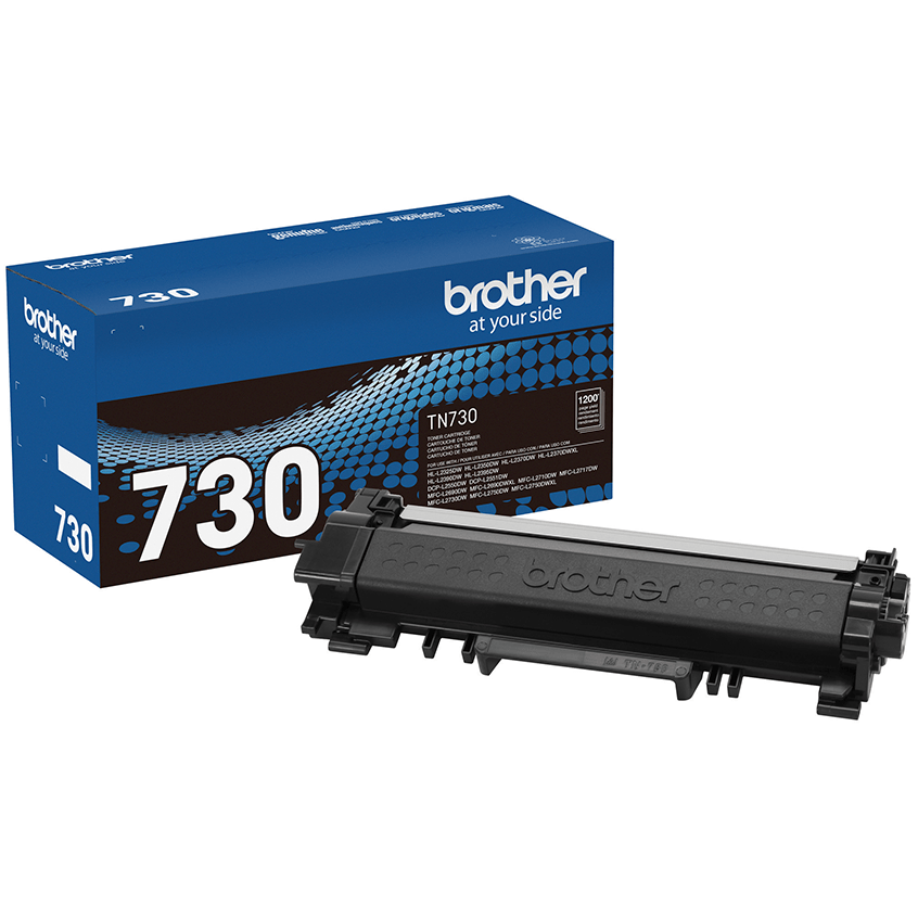 

Brother Standard-yield Toner, Black, Yields approx 1,200 pages