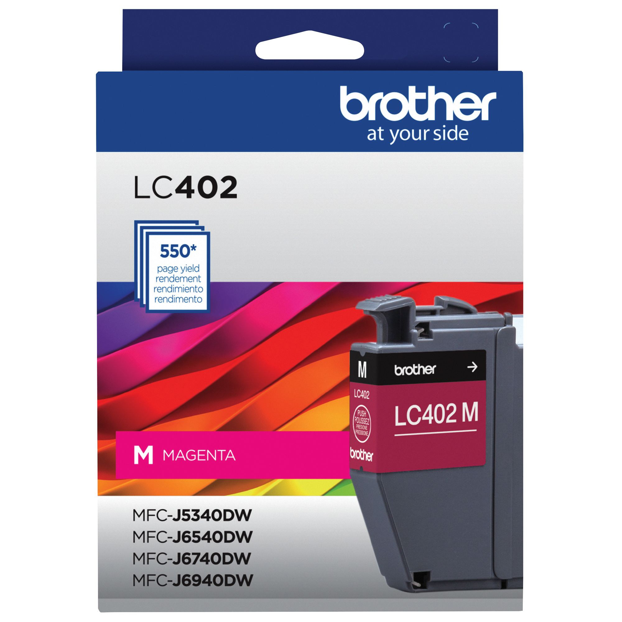 Photos - Ink & Toner Cartridge Brother Standard-yield Ink, Magenta, Yields approx 550 pages LC402MS 