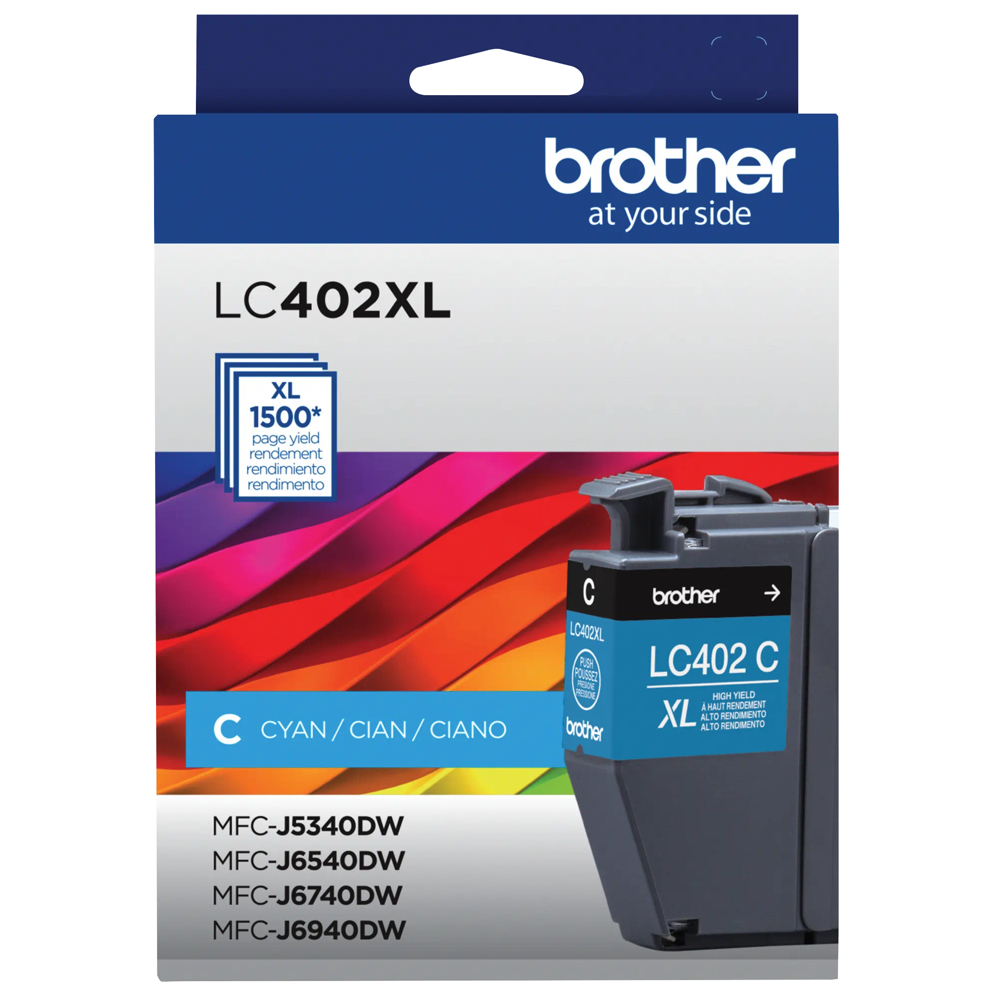 Photos - Ink & Toner Cartridge Brother High-yield Ink, Cyan, Yields approx 1500 pages LC402XLCS 