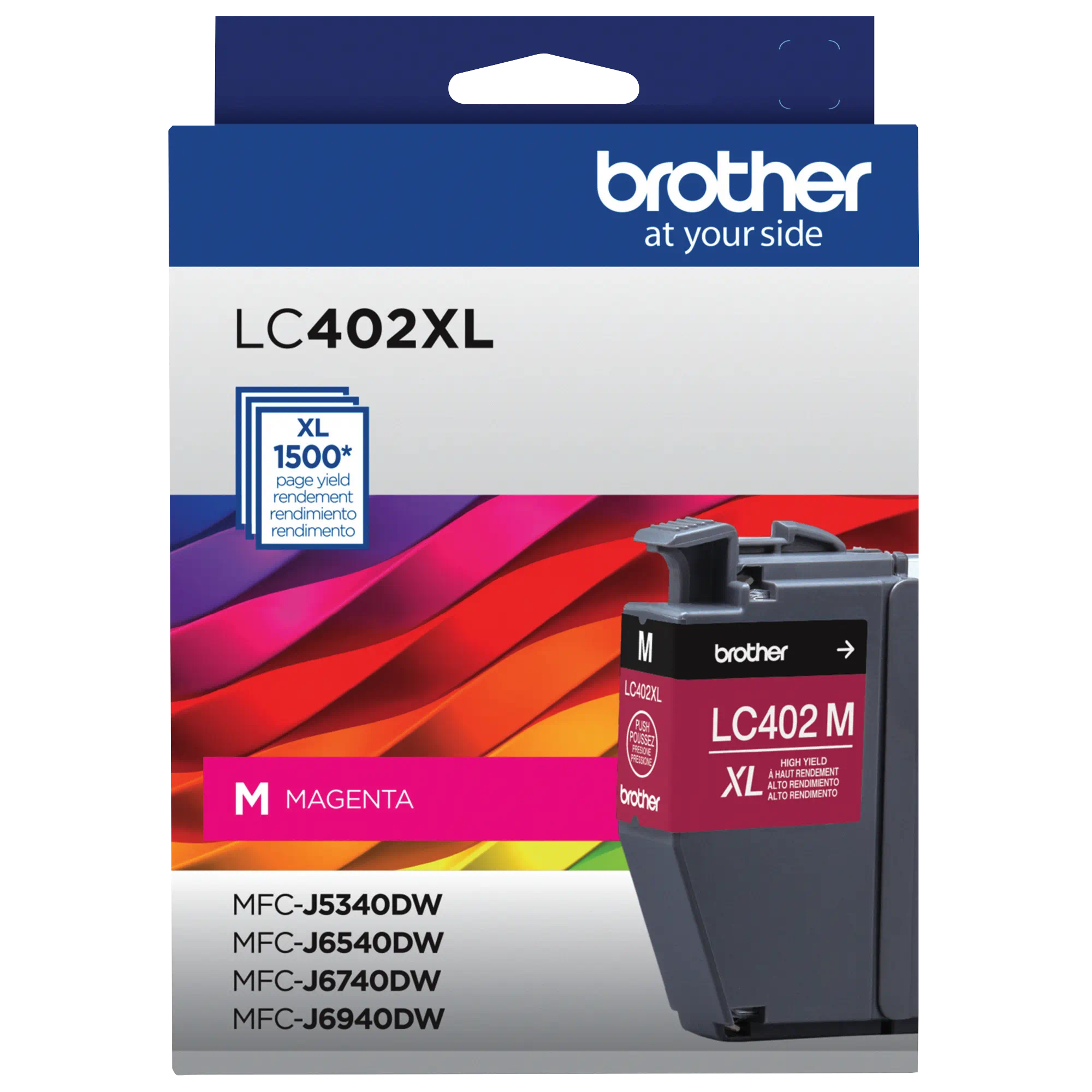 Photos - Ink & Toner Cartridge Brother High-yield Ink, Magenta, Yields approx 1500 pages LC402XLMS 