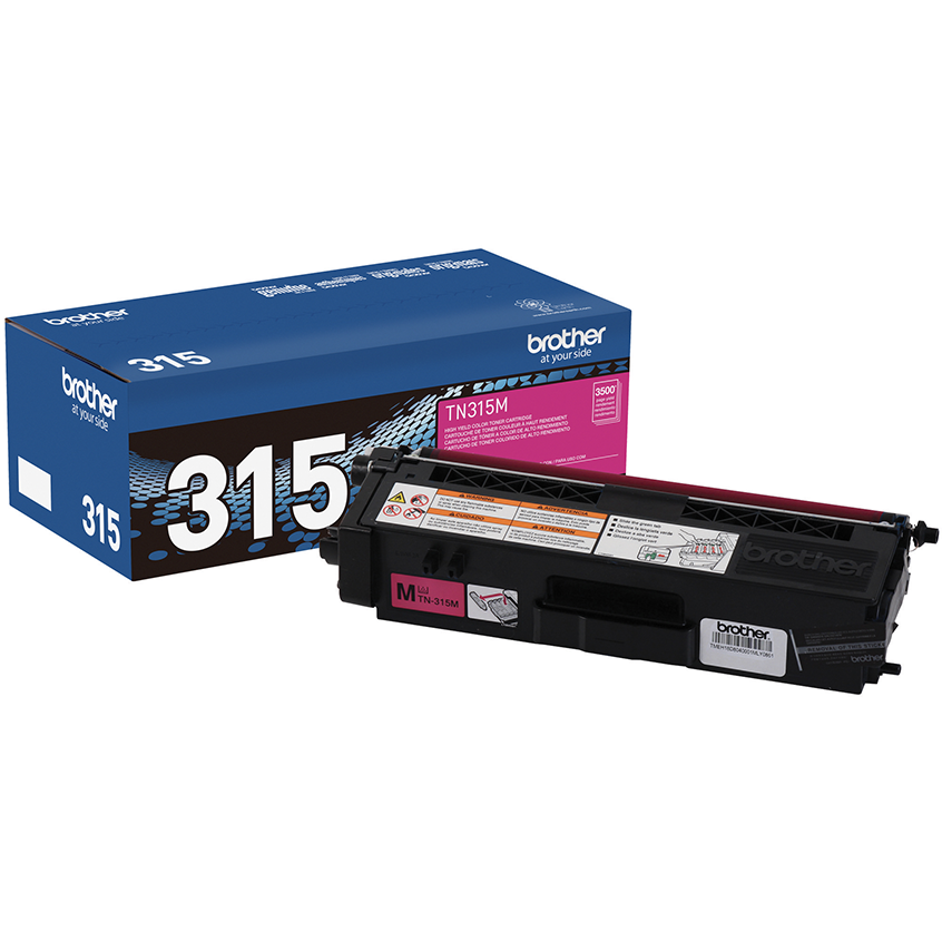 

Brother High-yield Toner, Magenta, Yields approx 3,500 pages