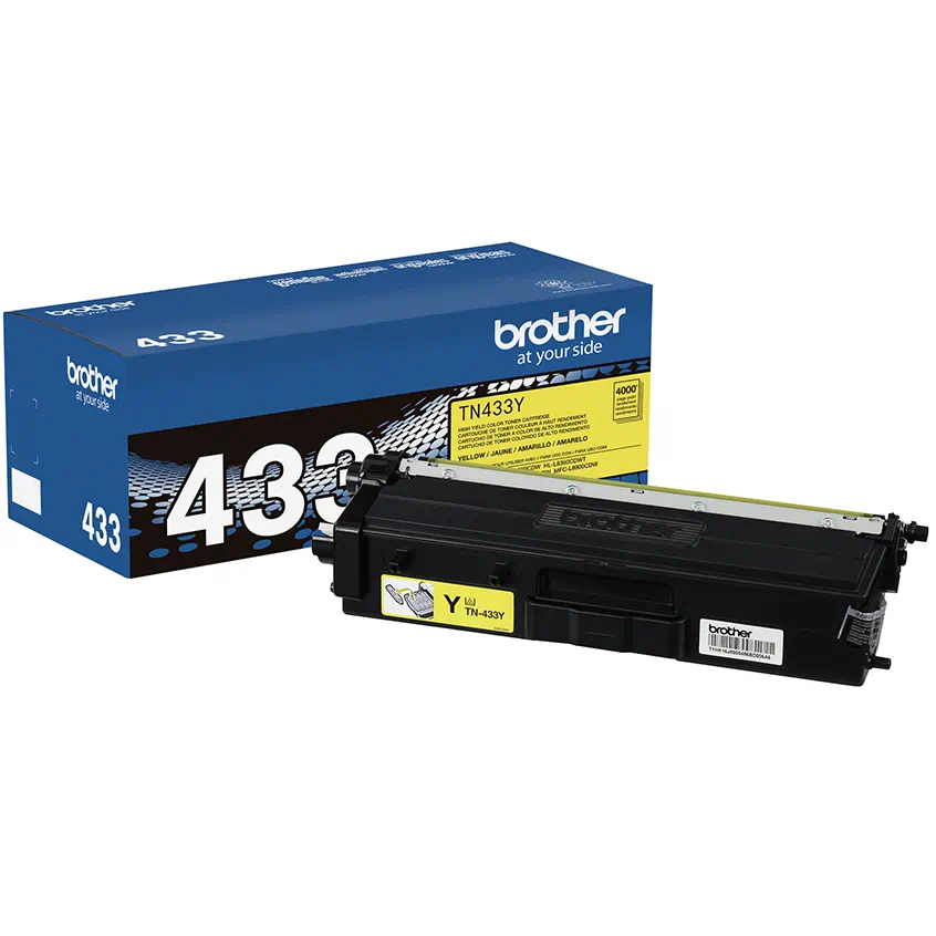 

Brother High-yield Toner, Yellow, Yields approx 4,000 pages