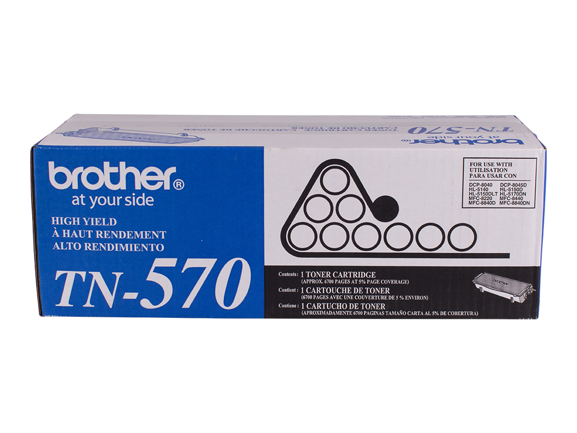 

Brother High-yield Toner, Black, Yields approx 6,700 pages