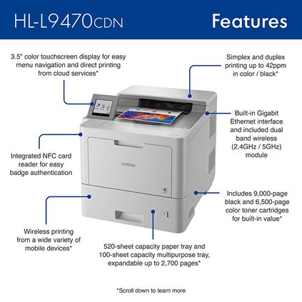 Shop HLL9410CDN enterprise color laser printer