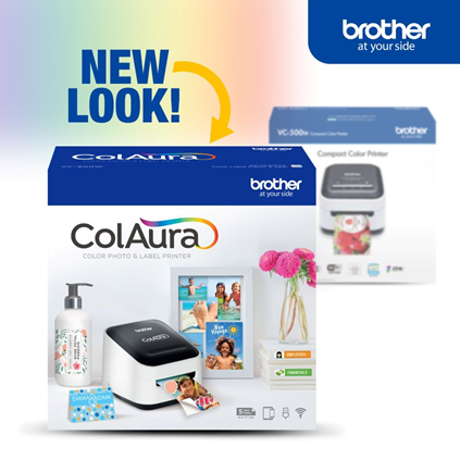 Imprimante Étiquettes et Photos pour les loisirs créatifs - BROTHER -  VC-500W - Thermique direct - Couleur - Wi-Fi - VC500WCRZ1