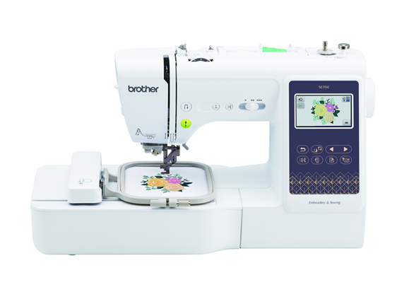 Brother SE600 Sewing and Embroidery Machine, 80 Designs, 103 Built-In  Stitches, Computerized, 4 x 4 Hoop Area, 3.2 LCD Touchscreen Display, 7  Included Feet : Buy Online at Best Price in KSA 