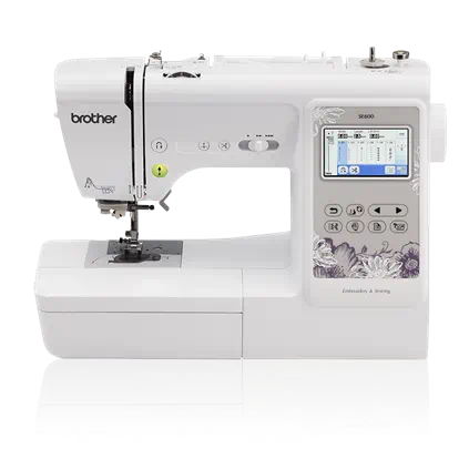Brother Se600 Sewing And Embroidery Machine W/ Sewing Clips Bundle