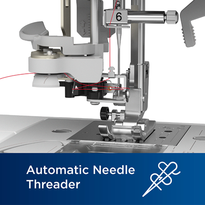 Automatic Built-in Needle Threader