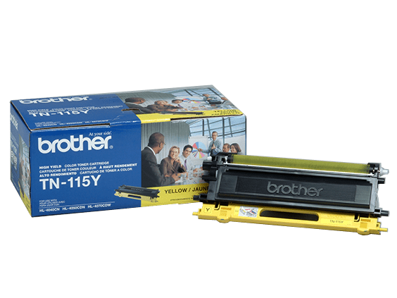 

Brother High-yield Toner, Yellow, Yields approx 4,000 pages