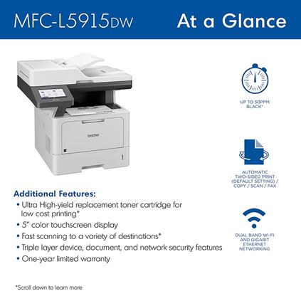 Brother MFC-L5750DW Toners (laserprinters) Printer type MFC 123inkt  huismerk vervangt Brother TN-3430 toner zwart brother tn-3430 toner zwart