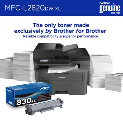 Brother MFC-L2827DWXL All-in-Box All in One Multifunction A4 Mono Laser  Printer 