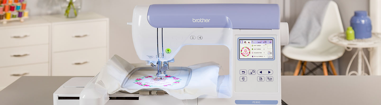 How to embroider on a home sewing machine 