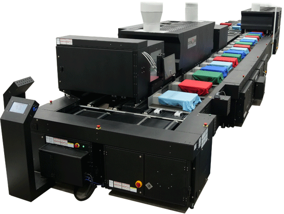 Supply Industrial Shirt Printer machine with double CMYK by Jinan