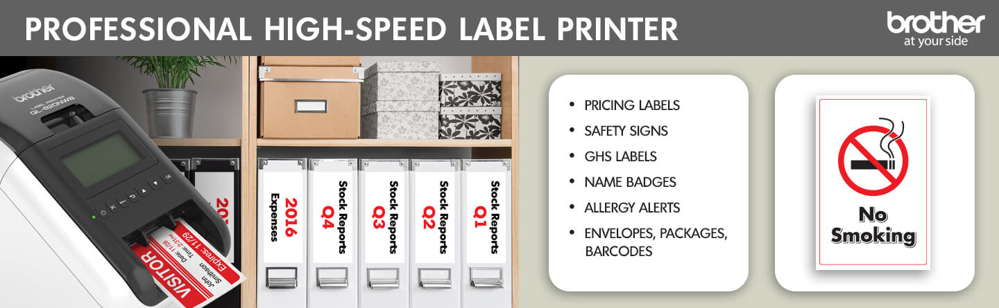 Brother QL820NWB Professional, Ultra Flexible Label Printer