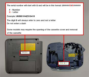 brother warranty check serial number
