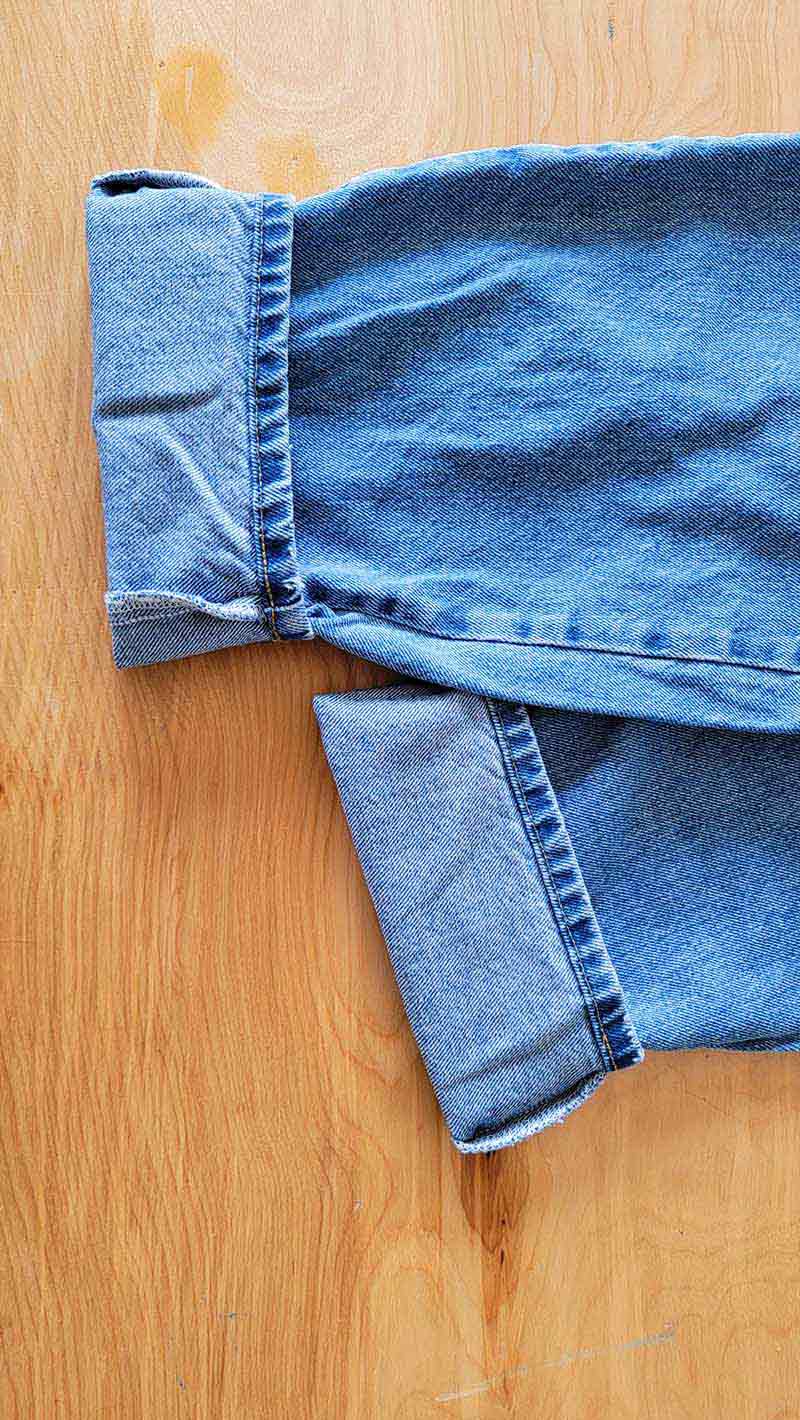 Turn jeans into cuffed capris!!  Trendy sewing, Jeans diy, Diy clothes