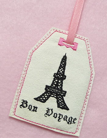 Embroider a Luggage Tag - How-tos & Tips - Sulky