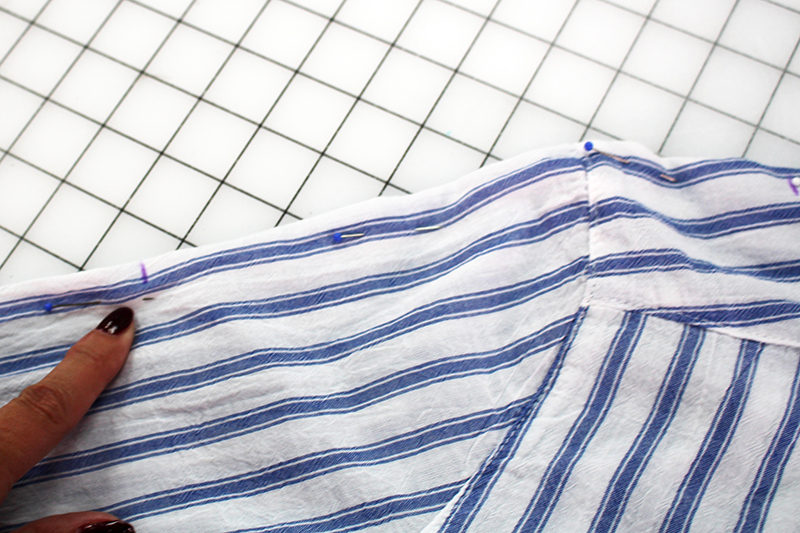 UPCYCLING: Adding Peep-hole Sleeves to a Shirt | Stitching Sewcial