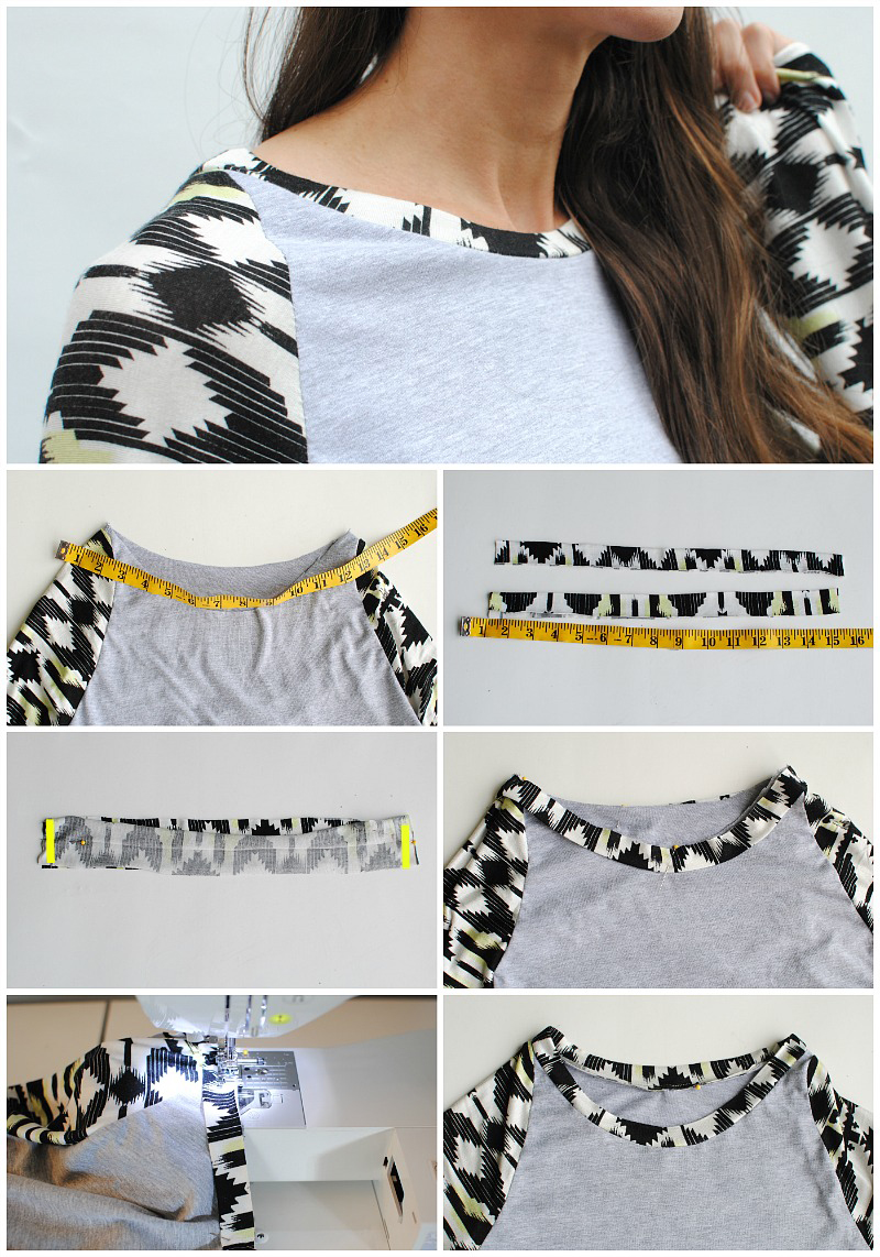 Easy-to-make DIY Raglan T-shirt pattern - Elizabeth Made This