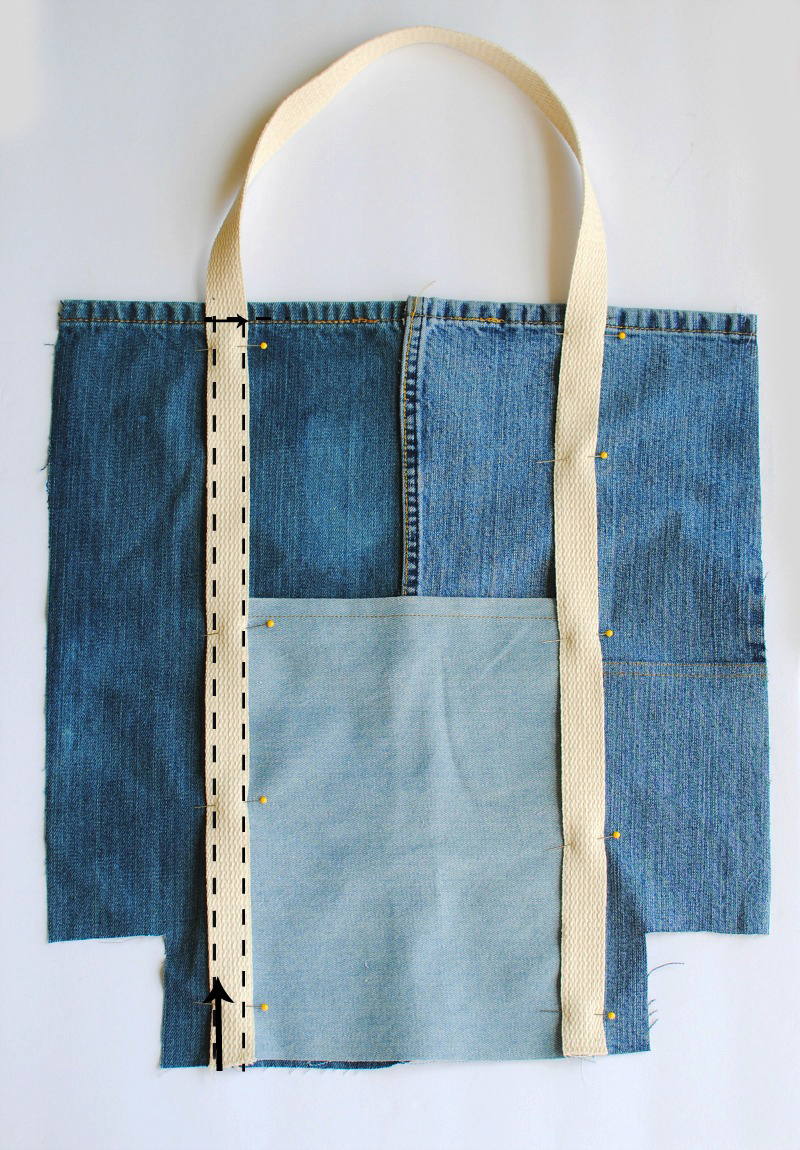 Upcycled Preloved Denim Bags by Macclesfield Bag Works on Folksy