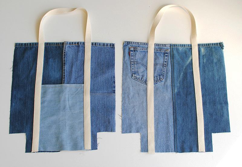 Upcycled Denim Pocket Purse from Jeans - Prodigal Pieces