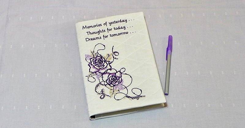 Embroidered Journal Covers