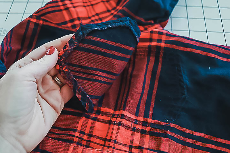 How To Sew A Flannel Shirt Into A Flannel Skirt | Stitching Sewcial