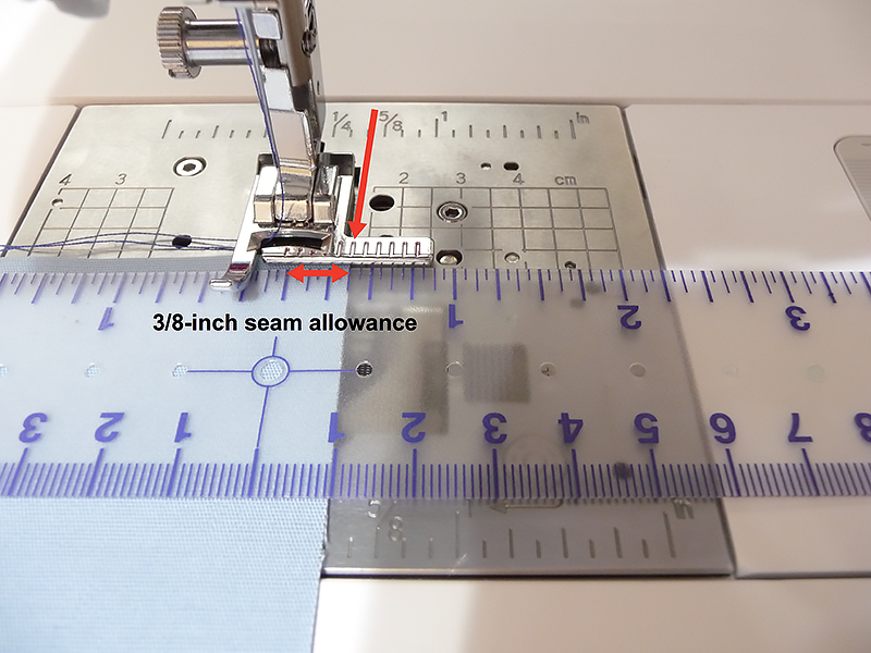 Seam Guide Ruler & Seam Guide For Sewing 1/8 -2inch Straight Line Hem